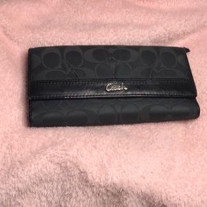 Coach Black Wallet